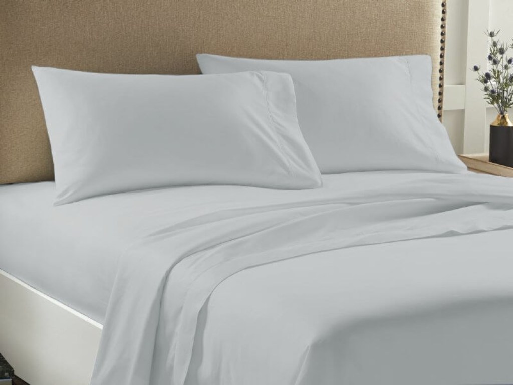 Παπλωματοθήκη Μονόχρωμη Ανοικτό Γκρι Economy Γαρύφαλλο | Γαρύφαλλο - Λευκά Είδη